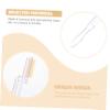 DINHEAROM 2Pcs Folding Eyelash and Eyebrow Comb Stainless Steel Lash Separator with Transparent White and Gold Handle Convenient Beauty Tool for Women Suitable for Home and Professional Use view 3