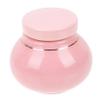 Didiseaon Ceramic Chinese Medicine Powder Jar with Airtight Spiral Lid Refillable Portable Cream Storage Container for Travel and Home Use Lotion and Mask Holder in Pink view 1