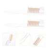 FIXOSHEE 2Pcs Metal Eyebrow Comb and Eyelash Comb Foldable Stainless Steel Makeup Tool for Precise Grooming Ergonomic Design for Womens Lash and Brow Styling Transparent White and Gold view 3
