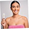 FIXOSHEE 2Pcs Metal Eyebrow Comb and Eyelash Comb Foldable Stainless Steel Makeup Tool for Precise Grooming Ergonomic Design for Womens Lash and Brow Styling Transparent White and Gold view 4