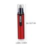 Beaupretty USB Rechargeable Electric Nose Hair and Eyebrow Trimmer for Men and Women Quiet Micro Motor Compact Facial Hair Remover Red Yd Model view 2
