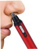Beaupretty USB Rechargeable Electric Nose Hair and Eyebrow Trimmer for Men and Women Quiet Micro Motor Compact Facial Hair Remover Red Yd Model view 3