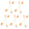 Beaupretty 100pcs Double End Disposable Eyeshadow Applicators Latex Sponge Tips Makeup Tool for Even Powder Application Lightweight Dual Sided Design for Precise Eye Makeup and Glitter Use view 1