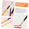 ARTSEWPLY 6Pcs Retractable Lipstick Applicator with Skin Friendly Bionic Wool Heads Portable Makeup Lip Brushes for Travel Professional Use and Women view 3