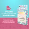 BioSwiss Pimple Patches, Blinging Flowers Patch for Zits and Blemishes, Hydrocolloid Spot Stickers for Face and Skin, 50 Count view 2