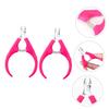 ERINGOGO 2Pcs Professional Cuticle Nipper with Ergonomic Handles Stainless Steel Dead Skin Remover for Manicure and Pedicure Non Slip Trimmer for Precise Nail Care at Home Salon view 2