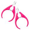 FONDOTIN 2Pcs Cuticle Nipper Nail Art Accessory Ergonomic Non Slip Dead Skin Scissors Portable Household Manicure Tool for Hangnail Removal and Precise Trimming view 1