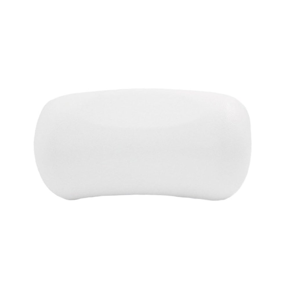 ERINGOGO PU Bathtub Pillow with Suction Cups Bath Cushion for Home and Spa Use Comfortable White Bath Pillow Compatible with All Tub and Massage Bathtubs