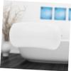 ERINGOGO PU Bathtub Pillow with Suction Cups Bath Cushion for Home and Spa Use Comfortable White Bath Pillow Compatible with All Tub and Massage Bathtubs view 2