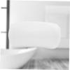 ERINGOGO PU Bathtub Pillow with Suction Cups Bath Cushion for Home and Spa Use Comfortable White Bath Pillow Compatible with All Tub and Massage Bathtubs view 3