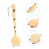 COMPUKAS Leopard Pattern Long Handle Body Brush Soft Bristles Gentle Massage Bath Scrubber for Back Cleaning Portable Lightweight Bathing Tool for and Skin Care view 4