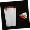 Beaupretty 100pcs Disposable Eyeliner Brushes Nylon Fiber Makeup Applicator for Liquid Eyeliner Lip Liner Eye Makeup Professional Salon and Personal Use Random Color view 3