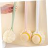ADOCARN Ergonomic Long Handle Shower Back Brush for Women Dual Sided Soft Nylon Body Scrubber with Gentle Exfoliation and Comfortable Texture Skin Refreshing Bath Accessory for Hard to view 2