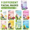 27 Pack Collagen Sheet Face Masks Skincare for Women, Bulk Hydrating Face Mask Set for Dry Skin, Moisturizing Facial Masks for Skin Care, Stocking Stuffers for Women, Christmas Gifts, Spa Party Gifts view 3