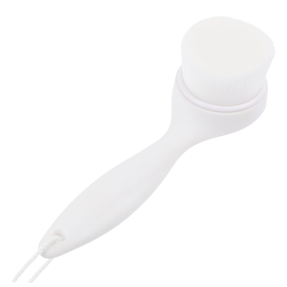 COSMEVIVI Facial Cleansing Brush for Gentle Deep Pore Cleaning Soft Manual Skin Care Tool with Massage Stimulation White Face Brush Suitable for Sensitive Skin and Gift Giving