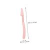 Ipetboom 6pcs Foldable Eyebrow Shavers for Women Portable Facial Hair Trimmers with Small Head for Precise Detailing Non Slip Grip Razors in Pink White Green for Professional Grooming view 2