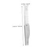BAZEITFLOW Portable Stainless Steel Folding Comb for Men Mini Hairdressing Tool for Beard and Mustache Grooming Static Pocket Styling Comb and Lightweight Travel Accessory view 2