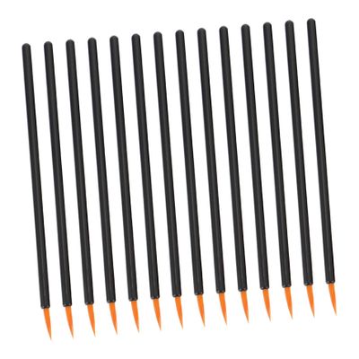 Baluue 100pcs Disposable Eye Makeup Brushes Fine Nylon Fiber Eyeliner Applicators Lightweight Portable Makeup Tool for Precise Liquid Eyeliner Application and Professional Random Color