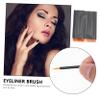 Baluue 100pcs Disposable Eye Makeup Brushes Fine Nylon Fiber Eyeliner Applicators Lightweight Portable Makeup Tool for Precise Liquid Eyeliner Application and Professional Random Color view 4