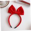 NIYANGLE 4Pcs Big Bow Headbands for Women Decorative Hairbands with Soft Surface Comfortable Fit Hair Decor Accessories for Parties and Festivals Multi Purpose Stylish Hair Ornament view 4