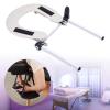 Kokiya Massage Bed Face Cradle Headrest Face Pillow Support Bracket Aluminum Alloy Adjustable Foldable for Massage Chair SPA Bed, Silver White view 2
