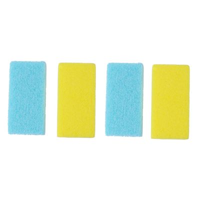 Beaupretty 4PCS Natural Pumice Stone Foot Care Scrapers Callus Removers for Men Women Rough Pedicure Tools for Dead Skin Removal and Heel Smoothing Feet Rasp with Comfortable Random Color