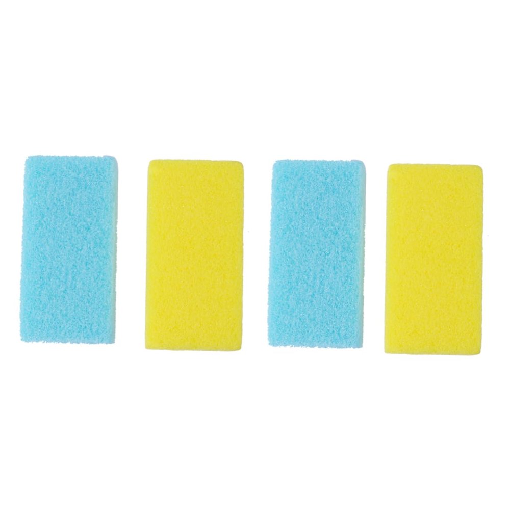 Beaupretty 4PCS Natural Pumice Stone Foot Care Scrapers Callus Removers for Men Women Rough Pedicure Tools for Dead Skin Removal and Heel Smoothing Feet Rasp with Comfortable Random Color