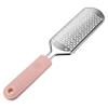DECOMELODY Stainless Steel Foot File with Ergonomic Handle Hard Skin Remover for Callus Dead Skin and Corn Feet Pedicure Rasp Scrubber view 1