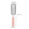 DECOMELODY Stainless Steel Foot File with Ergonomic Handle Hard Skin Remover for Callus Dead Skin and Corn Feet Pedicure Rasp Scrubber view 2