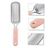 DECOMELODY Stainless Steel Foot File with Ergonomic Handle Hard Skin Remover for Callus Dead Skin and Corn Feet Pedicure Rasp Scrubber view 3