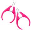ADOCARN 2Pcs Nail Cuticle Scissors Portable Non Slip Dead Skin Remover with Handle Ergonomic Design for Manicure and Pedicure Use at Home Salon view 1