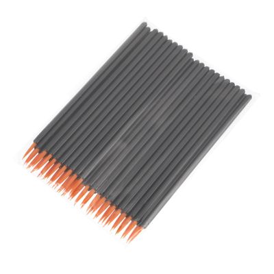 Beaupretty 100pcs Disposable Eyeliner Fiber Brushes Nylon Fine Tip Cosmetic Eye Applicators for Precise Liquid Eyeliner Makeup Artists Personal Use Sturdy and Practical Eye Random Color