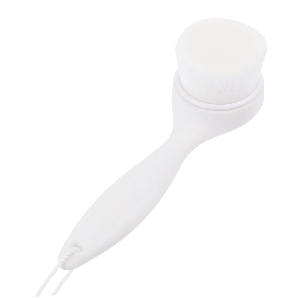 ADOCARN Soft Bristle Facial Cleansing Brush Lightweight Deep Pore Exfoliating Tool for Gentle Face Massage and Skin Care Portable White Face Brush for Daily Use and Gift Giving