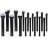 111 Transparent Makeup Brushes 22 Pcs Makeup Kit, Premium Synthetic Foundation Brush Eyeshadow Brush Make up Brushes Set With Beauty puff (Black, short, 22pcs) view 1