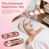 29Pcs Esthetician Facial Supplies Tools Set - DIY Skincare Kit, 3 Facial Bowls, 1 Compartment Tray, 1 Skincare Tray, 3 Fan Mask Brushes, 3 Silicone Mask Brusher Applicator, 3 Headbands & 15 Sponges view 3