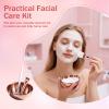 29Pcs Esthetician Facial Supplies Tools Set - DIY Skincare Kit, 3 Facial Bowls, 1 Compartment Tray, 1 Skincare Tray, 3 Fan Mask Brushes, 3 Silicone Mask Brusher Applicator, 3 Headbands & 15 Sponges view 4