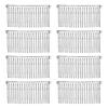 GSHLLO 8 Pcs 20 Teeth Metal Side Hair Combs Wedding Hair Slide Combs Bridal Veil Hair Comb Decorative DIY Headpieces French Twist Updo Bun Holder for Craft Projects view 1