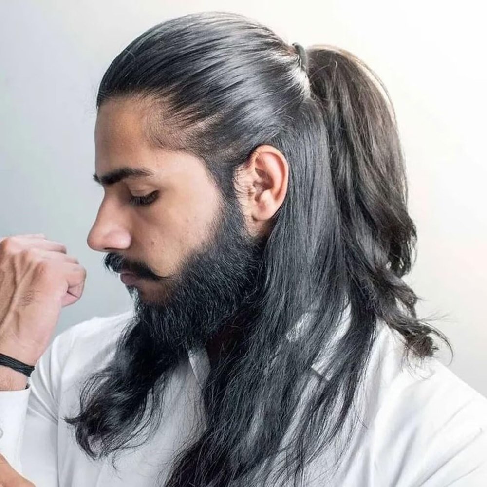 12inch Long Toupee Hair for Men Mens Human Hair Replacement System Mono Lace with PU Natural Hairline Male Hair Pieces Protesis Capilar Hombre Men's Hairpiece 8x10 Inch 1B Off Black