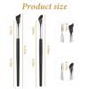 Angled Eyeliner Brush, 3PCS Fine Angled Eyebrow Concealer Brushes Ultra Thin Slanted Flat Angle Eyeliner Tool view 2