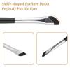 Angled Eyeliner Brush, 3PCS Fine Angled Eyebrow Concealer Brushes Ultra Thin Slanted Flat Angle Eyeliner Tool view 4