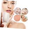 Beaupretty 3pcs Multi Function Handheld Facial Brush for Deep Pore Cleansing Exfoliating Massaging Lightweight Portable Face Scrubber for Home and Travel White Crystal with Transparent Cover view 4