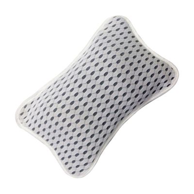 Baluue Mesh Bathtub Pillow with Neck and Back Support Non Slip Shower Cushion with Strong Suction Cups Elastic Polyester Spa Tub Pillow for Head and Shoulder Relaxation Fit for Smooth