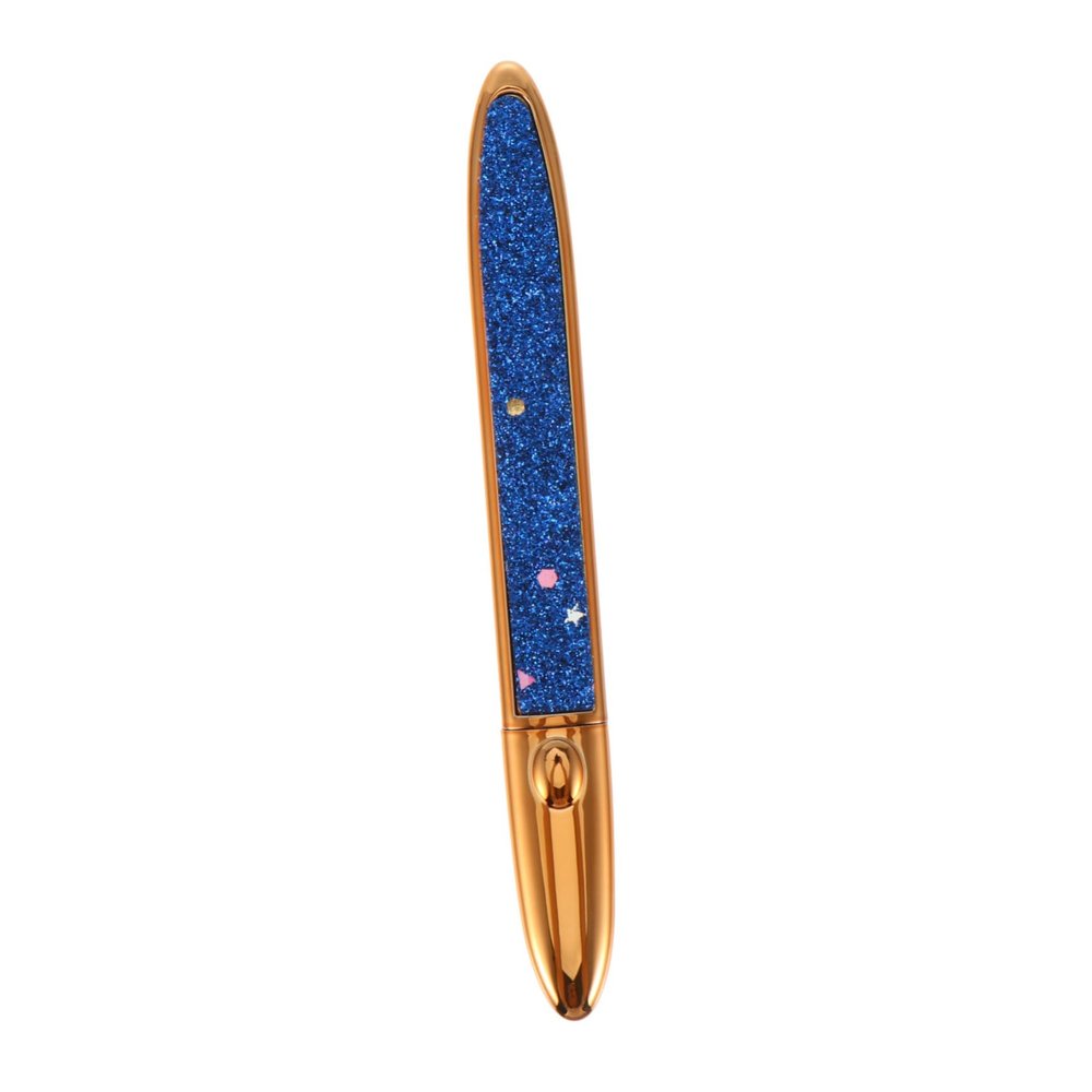 Baluue Diamond Bling Glitter Liquid Self Adhesive Eyeliner Pen with Thin Nib for Women Easy Eye Makeup Tool and Saving Blue Glitter Eye Liner