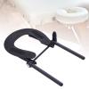 MotiveTech Massage Bed Face Cradle Height Adjustable Headrest Cushion Cradle Headrest Face Pillow Support Bracket for Beauty Bed Home, Black view 4