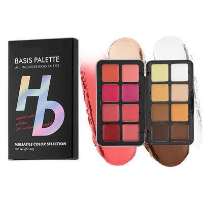 Blush Palette - 16-Color Eyeshadow Makeup Palette Face Blush,Long-Lasting Waterproof Concealer Highlighter for Women Face Makeup Christmas Wedding Party Travel Birthday