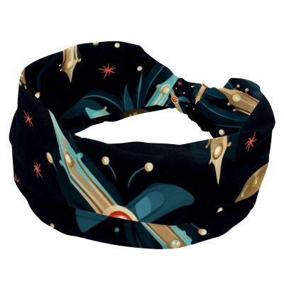 1 Pack Headbands for Women Non Slip Elastic Sports Hair Bands for Women, Soft Cloth Headband for Workout Yoga Fashion Hair Accessories,Easter Cross Art-707