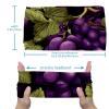 1 Pack Grapes and Green Leaves-1854 Elastic Soft Fabric Non-Slip Women's Fashion Headbands - Soft, Wide, and Stylish for All Occasions view 3