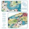 1 Pack Colorful Art Map Patterns-39 Elastic Soft Fabric Non-Slip Women's Fashion Headbands - Soft, Wide, and Stylish for All Occasions view 4