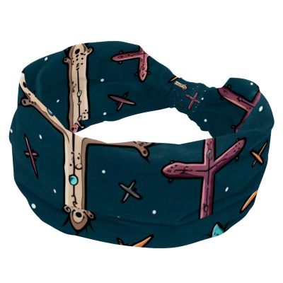 1 Pack Easter Cross Art-798 Elastic Soft Fabric Non-Slip Women's Fashion Headbands - Soft, Wide, and Stylish for All Occasions