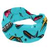 1 Pack Easter Art Cross-951 Elastic Soft Fabric Non-Slip Women's Fashion Headbands - Soft, Wide, and Stylish for All Occasions view 1